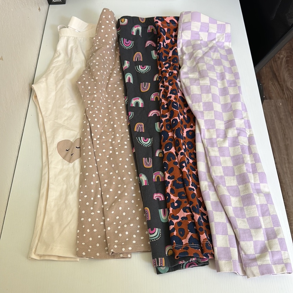 Toddler Girl Legging set of 5